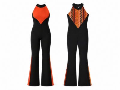Black and Orange Unitard– Intermediate / Senior