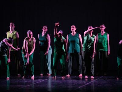 Various green Tops and Pants