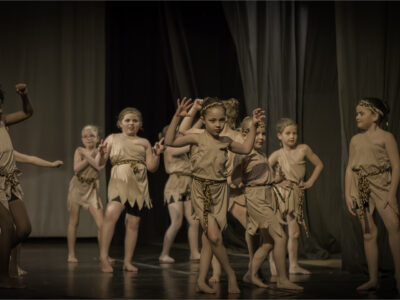 Flintstone-Style Cavegirl Dresses with Undertops, Headbands & Bones